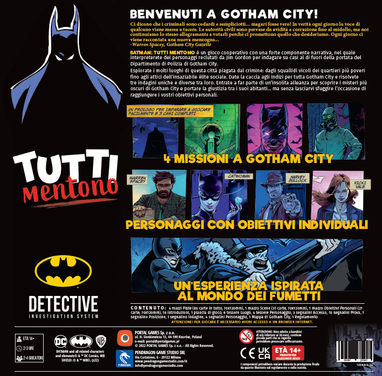 Detective – Batman: Tutti Mentono – IT Pendragon Game Studio