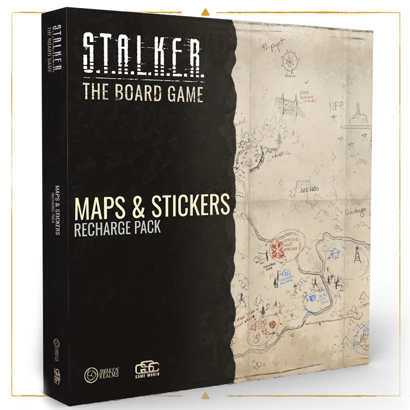 S.T.A.L.K.E.R. - Maps & Stickers recharge pack pack IT